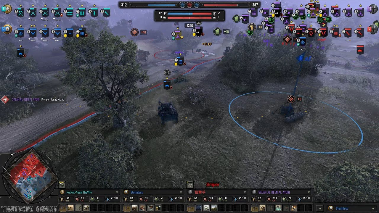 COH3 2v2 PutPut (US) & Stormless (UK) vs Sniper (WM) & SALAH AL DEEN (WM)