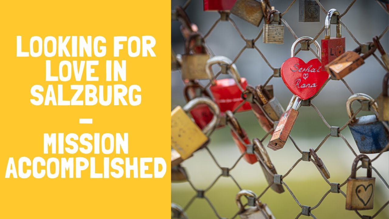 Love Lock Bridge of Salzburg Part 2 | Hanging a Padlock on the Love Lock Bridge in Salzburg