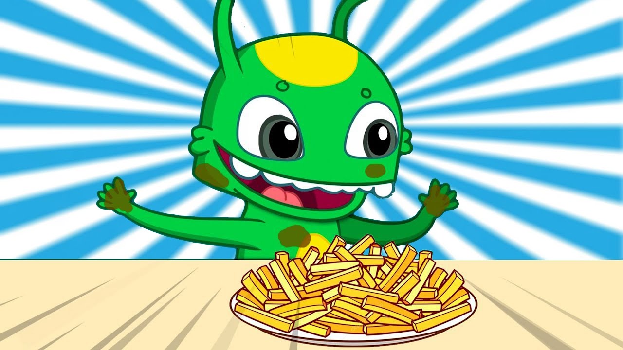 Phoebe Aprende a Comer Legumes com Groovy 👽🥕 | Cartoons Educativos em Português