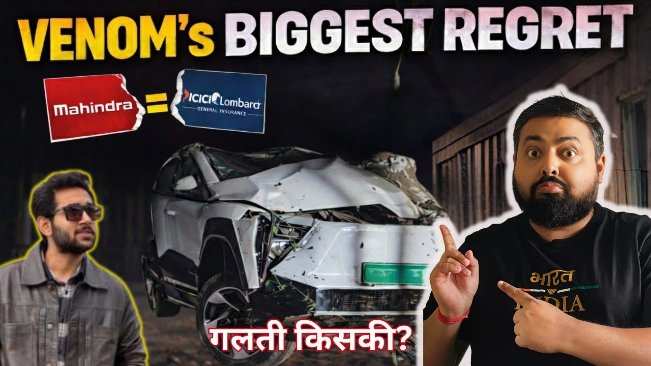 Venom's Mahindra XEV 9E Accident.. Whose Fault? @VenomsTech