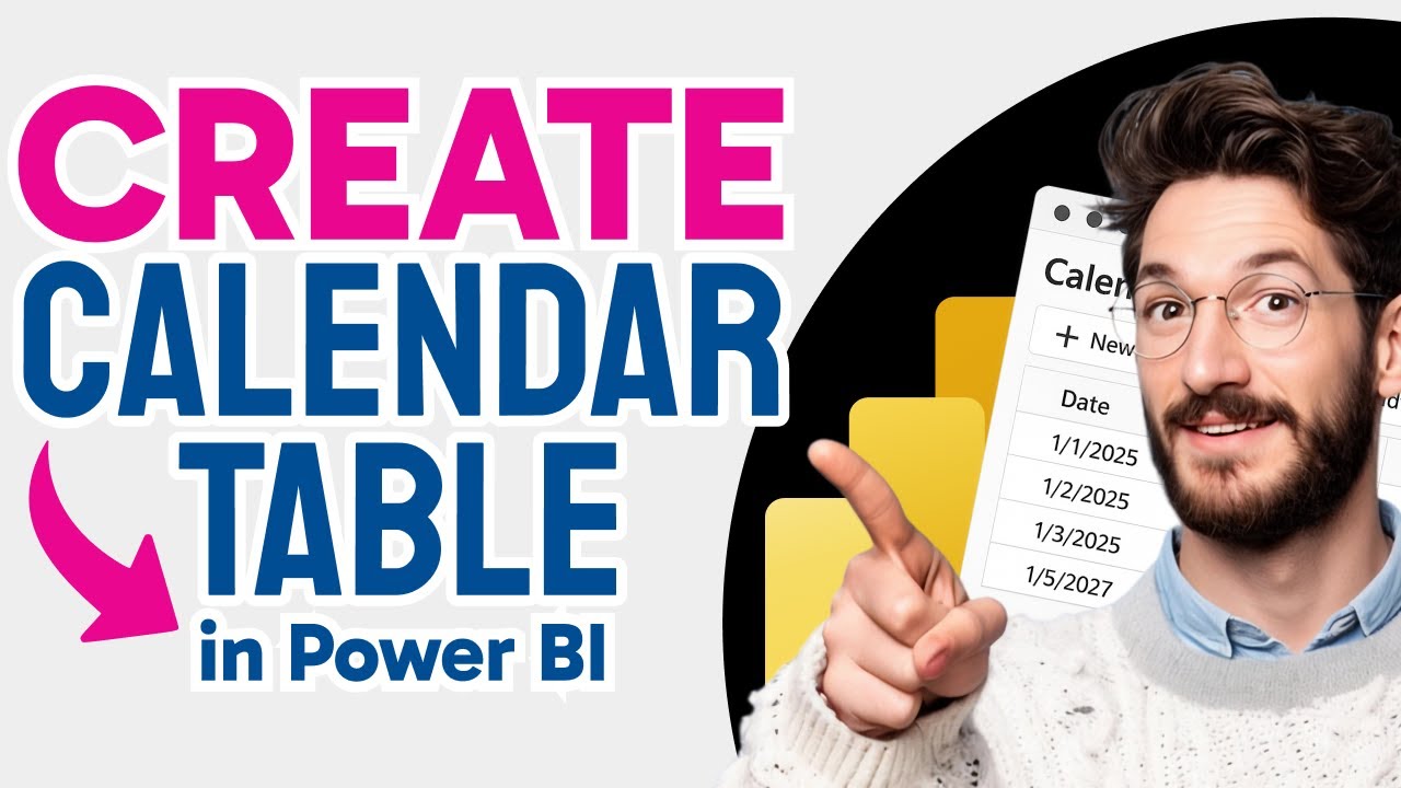 How to CREATE a CALENDAR TABLE in Power BI (Step by Step)