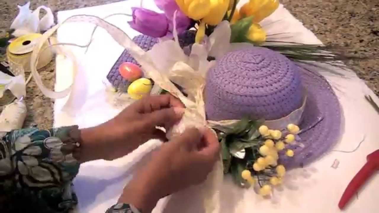 Make An Easter Bonnet Wreath