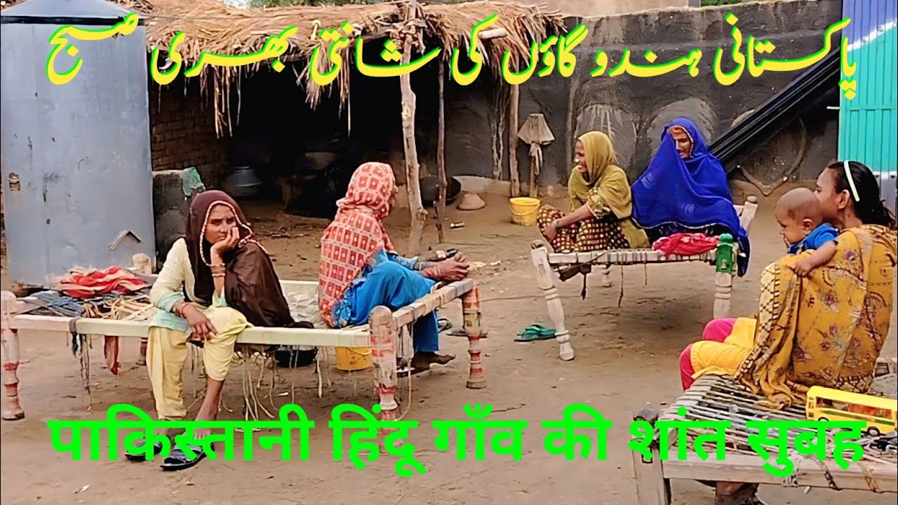 Peaceful Pakistani Hindu Village Morning | Traditional Village Life in Pakistan