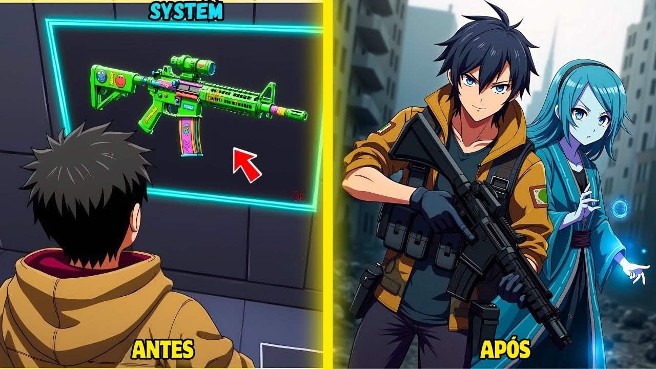 Ele criou um sistema e comprou armas em um mundo mágico onde outros escolhiam espadas- Resumo Manhwa