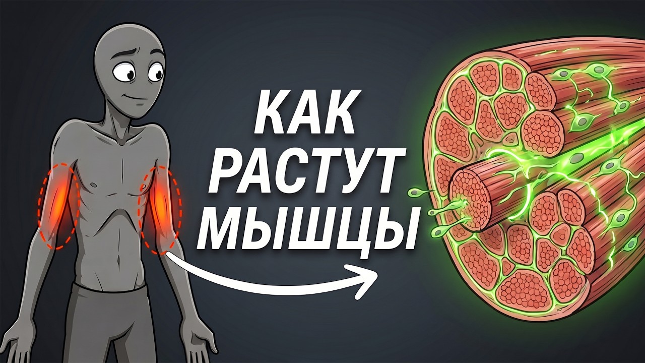 КАК НАБРАТЬ МЫШЕЧНУЮ МАССУ! Вся База Роста Мышц