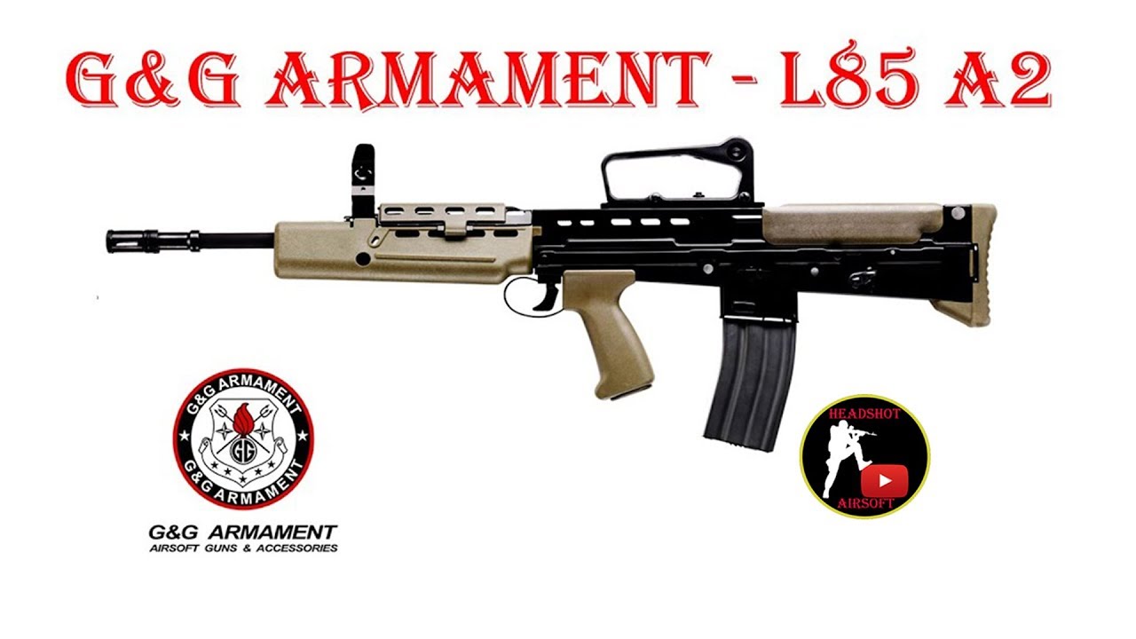 [ОБЗОР] G&G ARMAMENT - L85A2 (SA80) AEG airsoft (страйкбол)