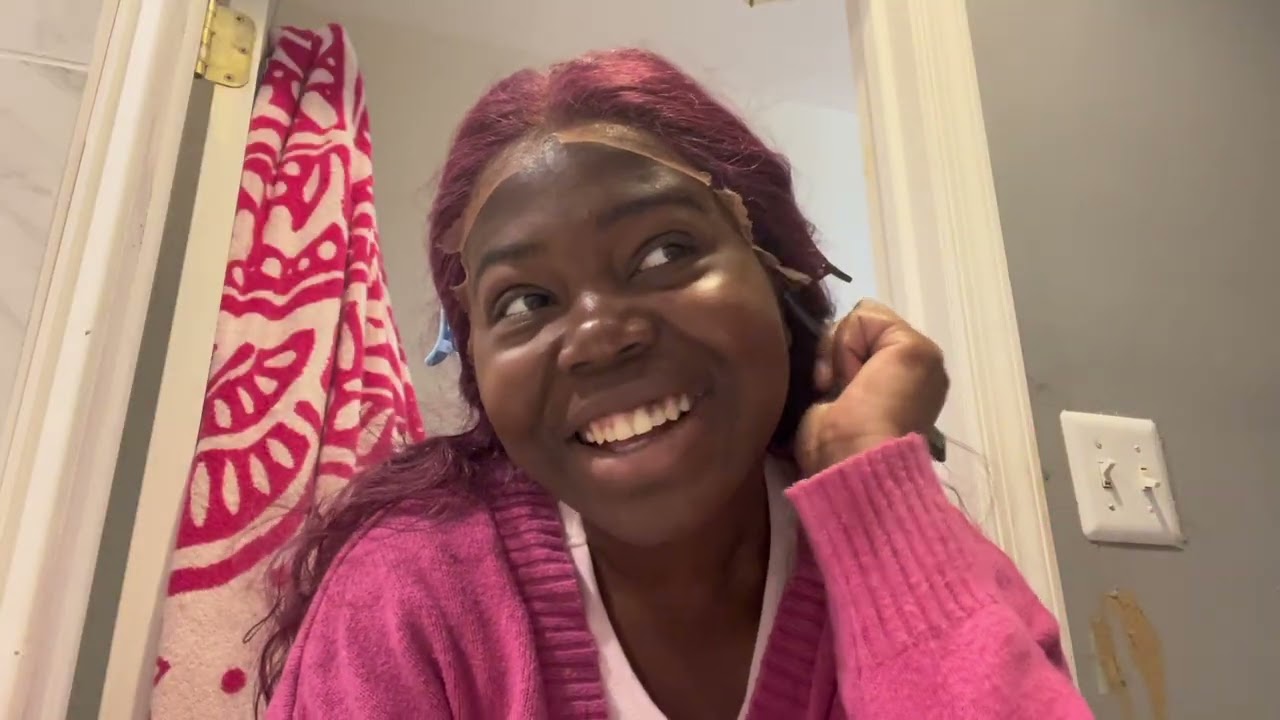 This is not a tutorial, but watch me install a purple wig because why not?