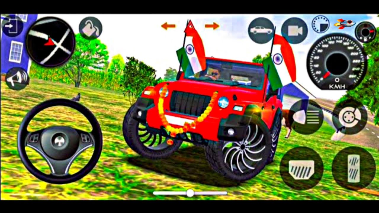 Modified Mahindra Thar😈Games:Indian Red Thar (Gadi Wala Games) Car Game Android Game - #2026