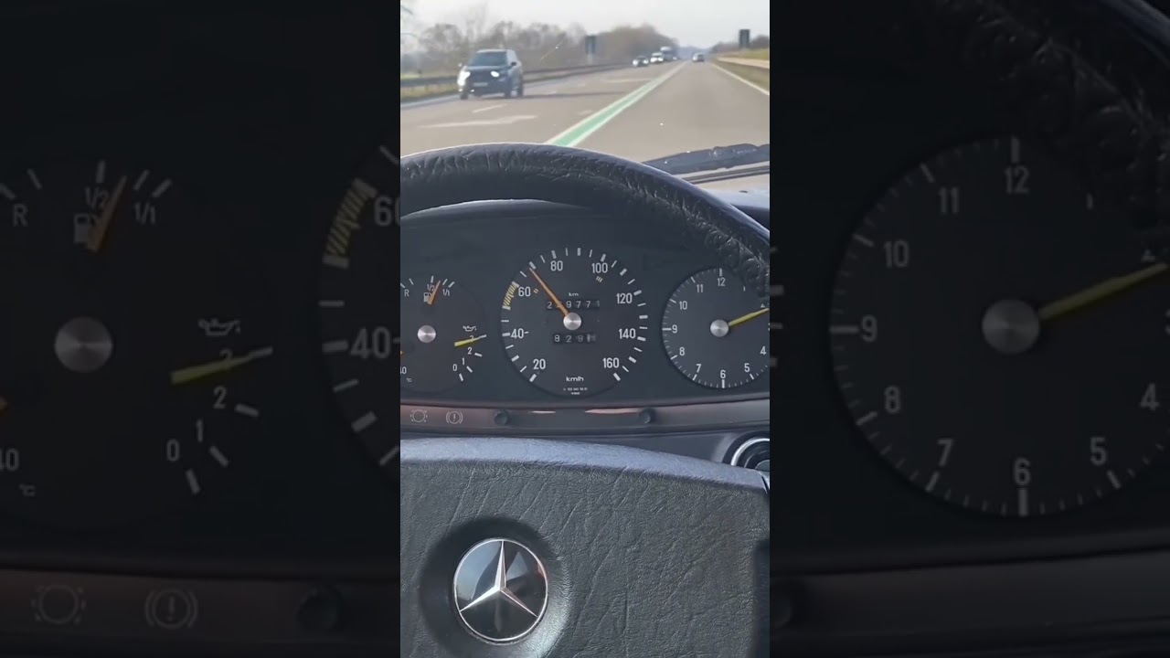 W123 240D 0-100km/h #oldtimer
