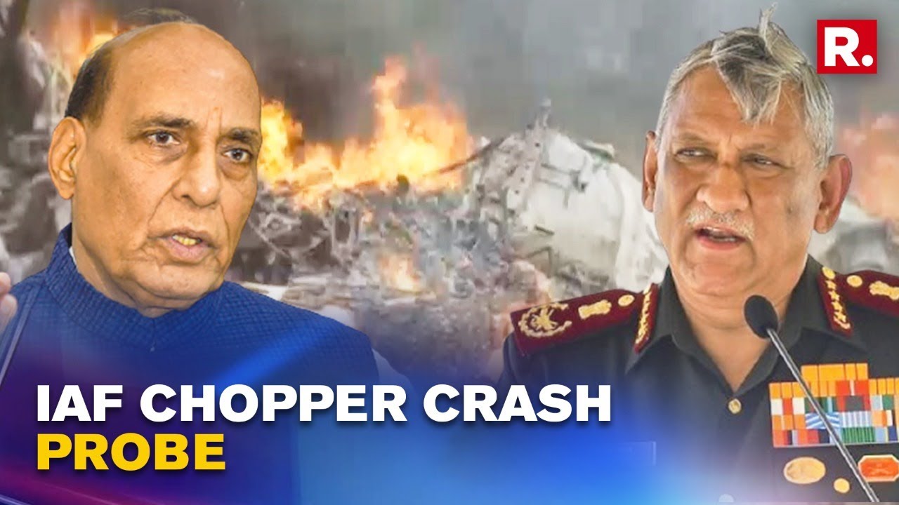 IAF Chopper Crash: Defence Minister Rajnath Singh Apprised Of Probe Team's Findings In Incident