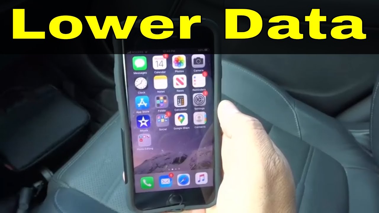 How To Lower Data Usage On Your Iphone-Tutorial