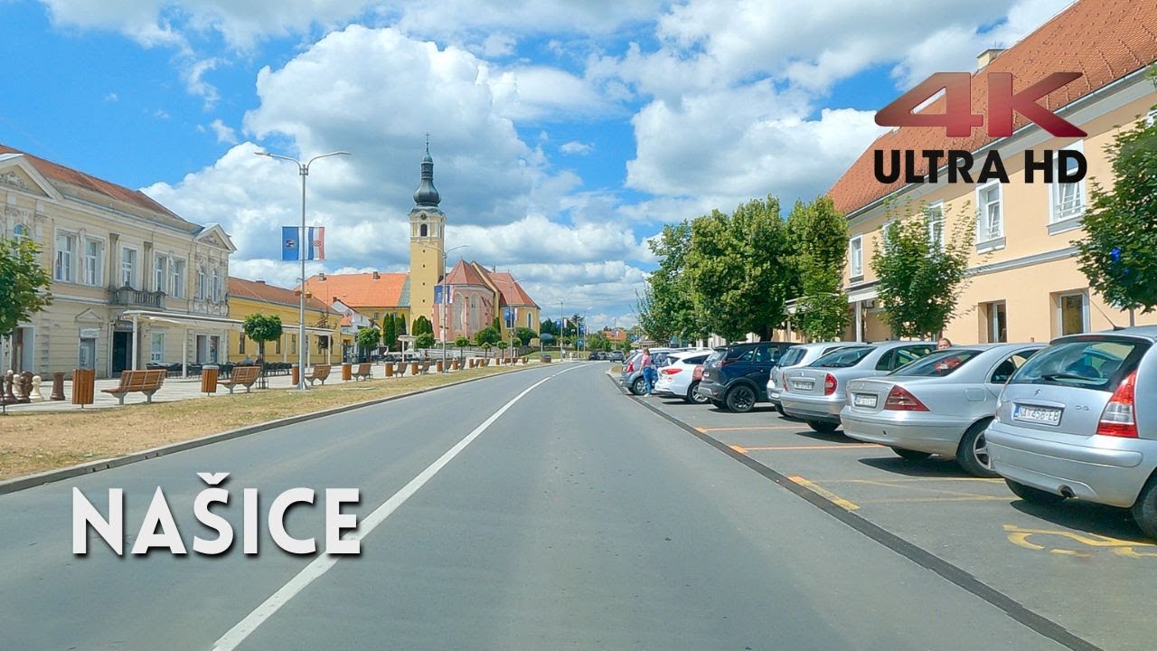 Нашице 4K – Прогулка по городу в сердце Славонии, Хорватия (10.07.2025)