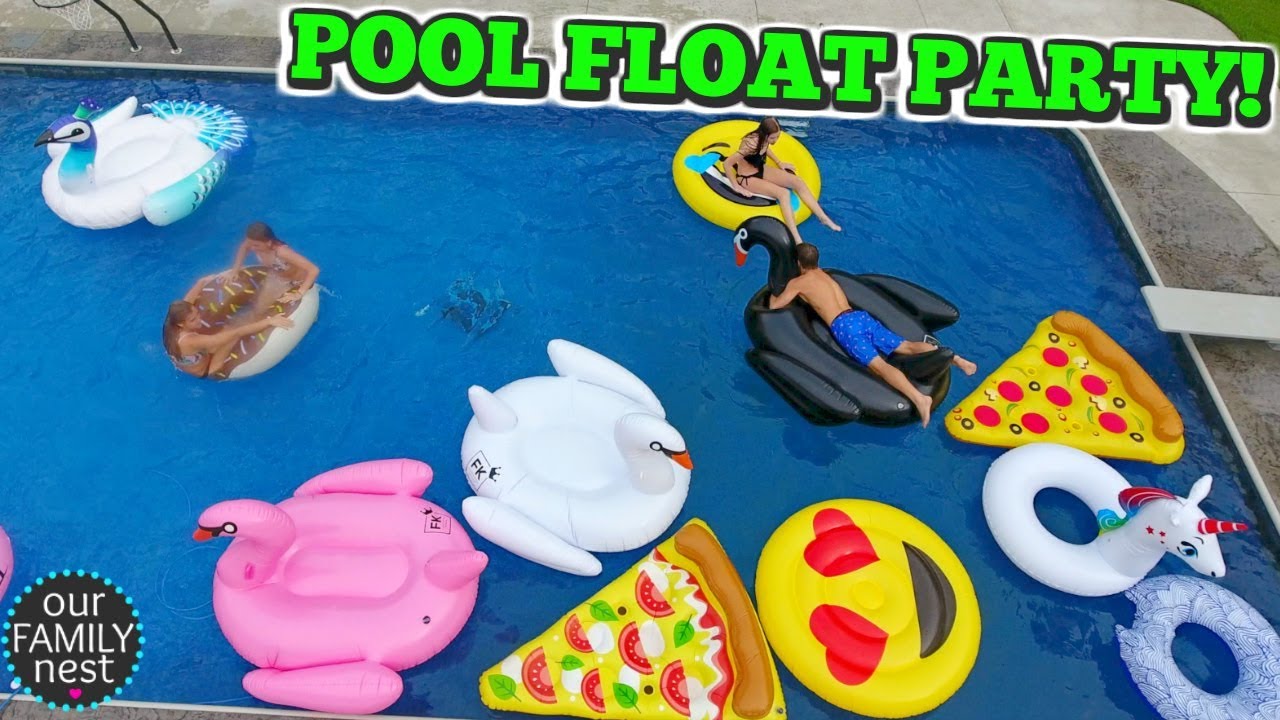 HUGE POOL FLOAT PARTY SURPRISE!