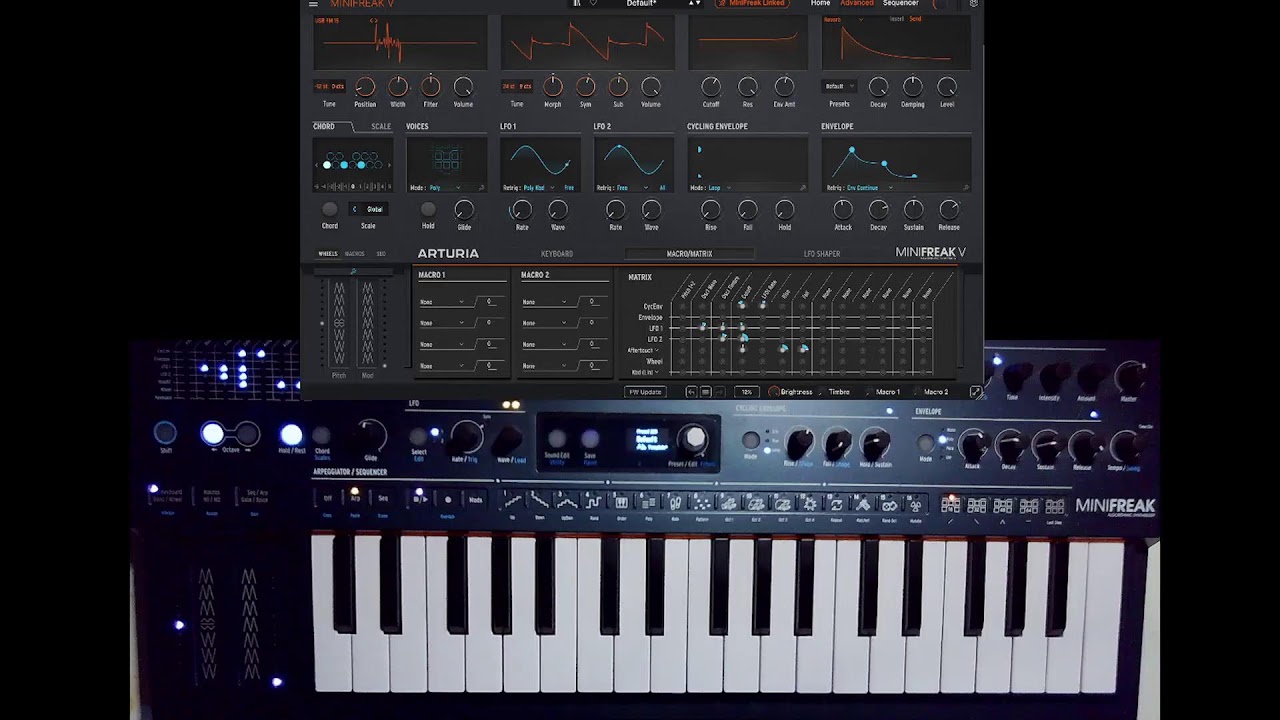 Arturia MINIFREAK Synthesizer New Firmware Wavetable and Sample Import