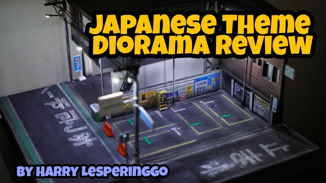 [Diecast Review Scale 1/64] : Japanese Parking Theme Diorama Review Scale 1/64 by Harry Lesperinggo