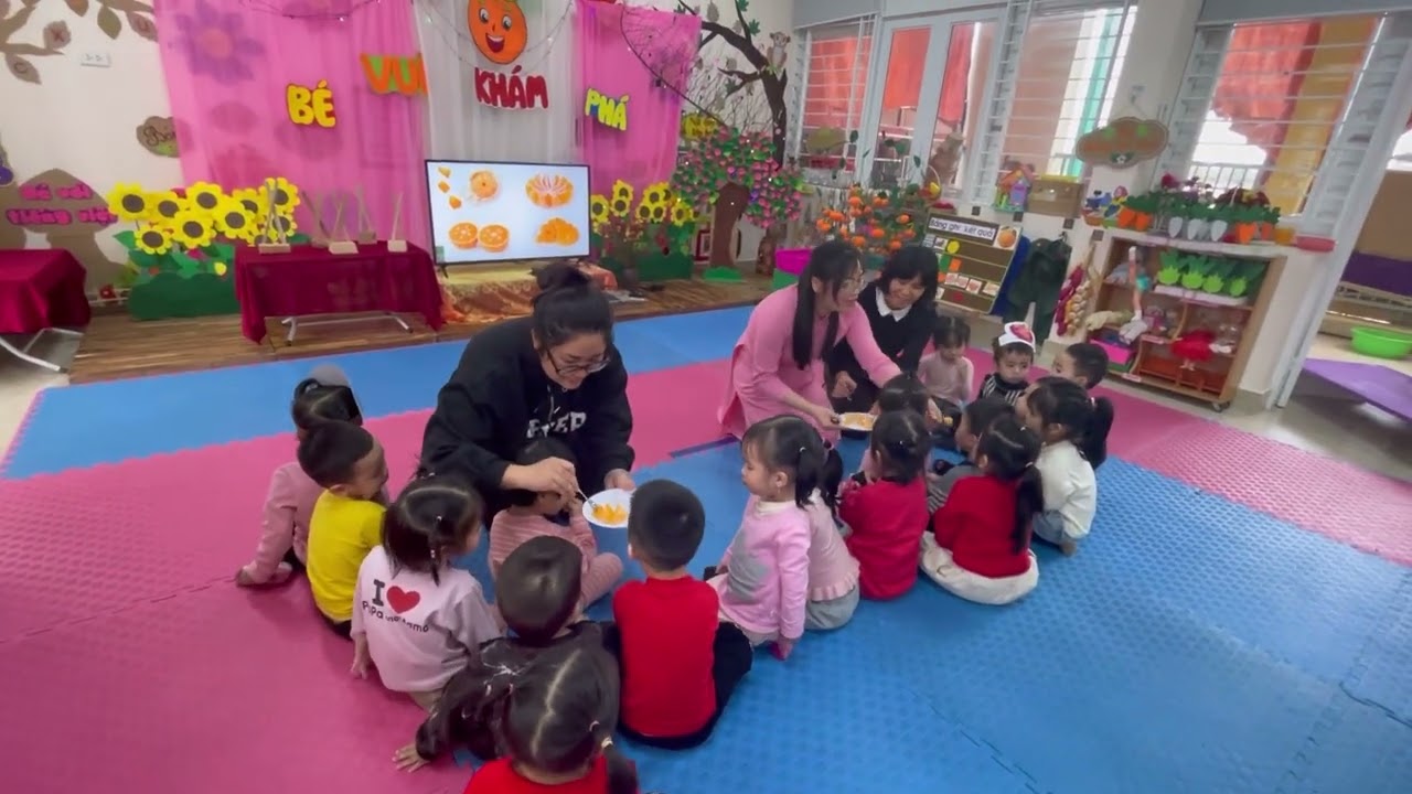KHKH: Khám phá quả cam (5E).  Đối tượng: 3-4 tuổi. -      GV: Hà Thị Duyên - Trường MN Kim Phú 