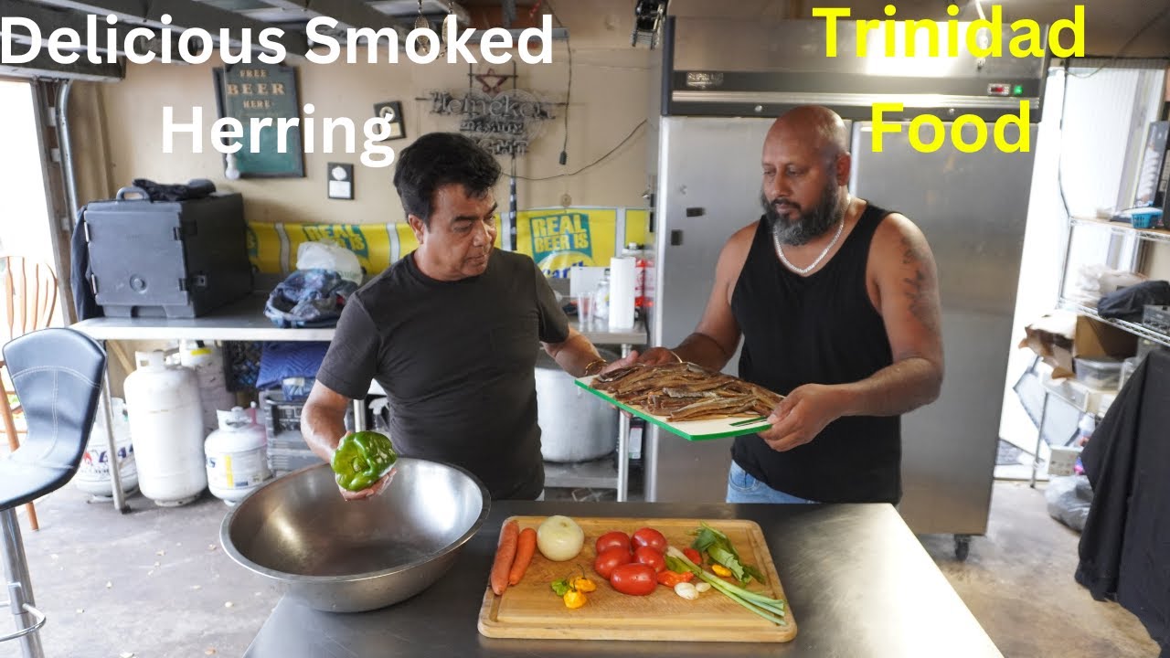 Cooking Delicious Smoked Herring with Rice and Dhal / My Smoked Herring Recipe/ Trinidad food.