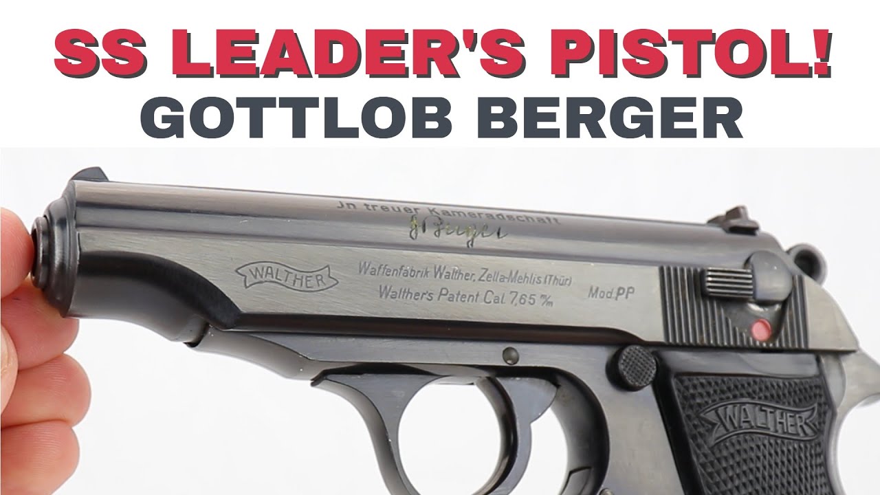 Nazi SS Leader's Pistol! | Gottlob Berger | WW2 Walther PP 7.65mm | Walk-in Wednesday