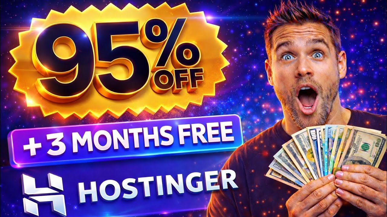 Hostinger Coupon Code 2026 🔥 90% OFF Huge Discount (Working NOW!!) | Hostinger discount code