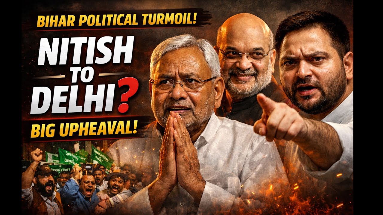 Nitish Kumar Shocks Bihar: CM Quits for Rajya Sabha! BJP Takes Over?