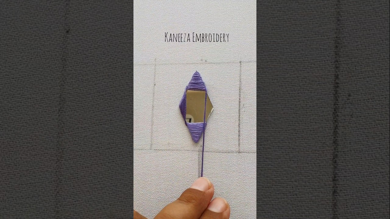 Mirror Work Embroidery Hacks:  Tips & Tricks #art #embroideryart
