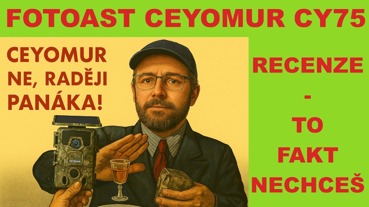 Fotopast CEYOMUR CY75 Zdarma drahá! 🤬