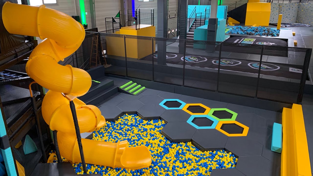 Deutschlands modernste Trampolinhalle, das Big Jump in Augsburg