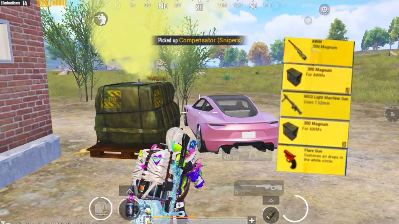 WOW!! I LANDED on AWM+MG3🔥Pubg Mobile