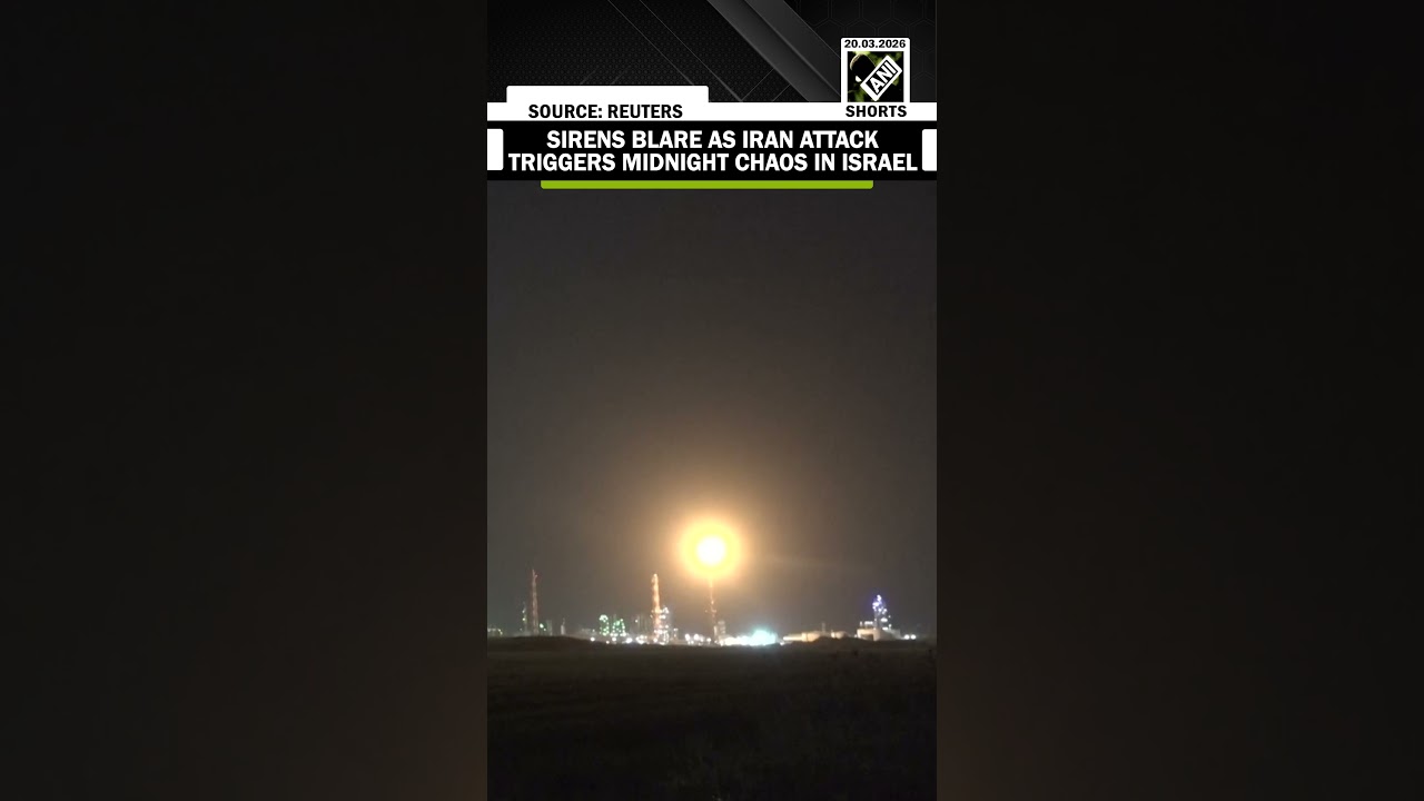 Sirens blare as raw footage shows midnight chaos in Jerusalem after Haifa oil refinery blast