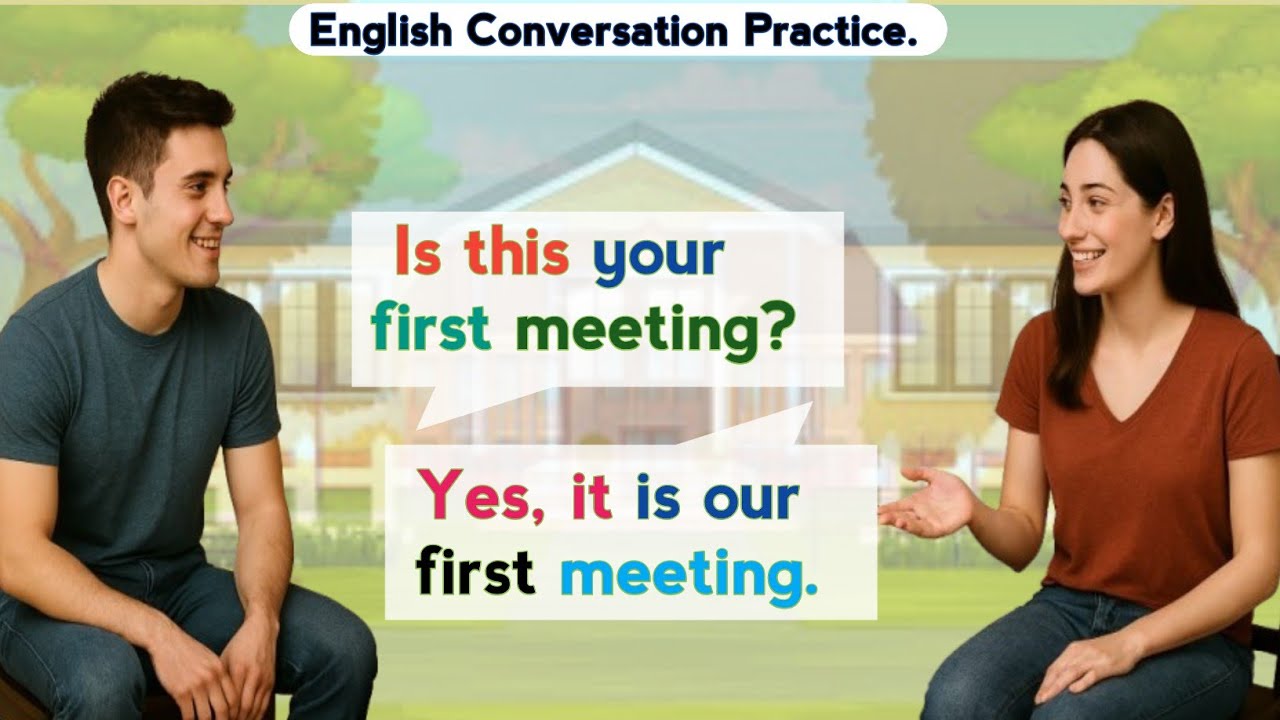 English Conversation Practice | Daily Life English speaking practice. 