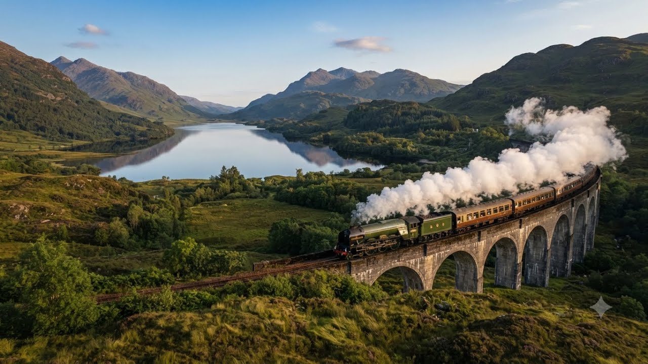 🇬🇧 Riding the Most Scenic Train in SCOTLAND - The Jacobite Steam Train【4K】
