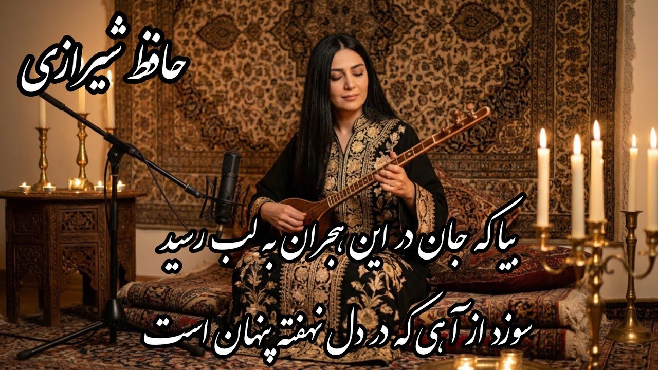 بیا که جان در این هجران به لب رسید / سوزد از آهی که در دل نهفته پنهان است / اشعارجانسوز مولانای جان