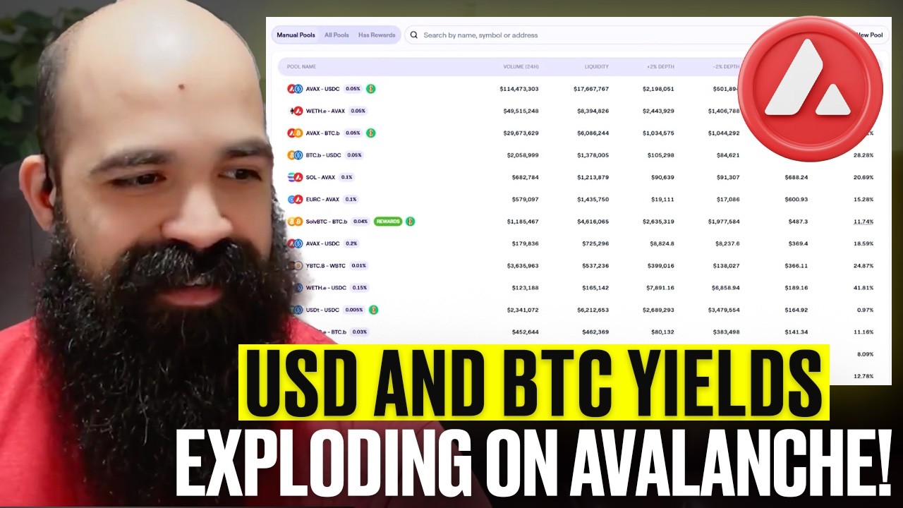 USD and BTC yields exploding on Avalanche!