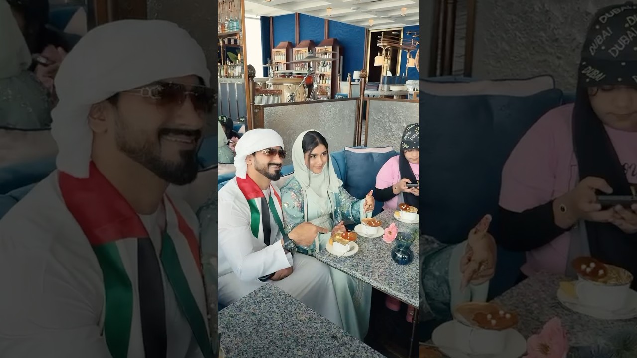 79th Independence Day celebrations at Burj Khalifa | Salmanul Faris | Megha Salman | 🇮🇳