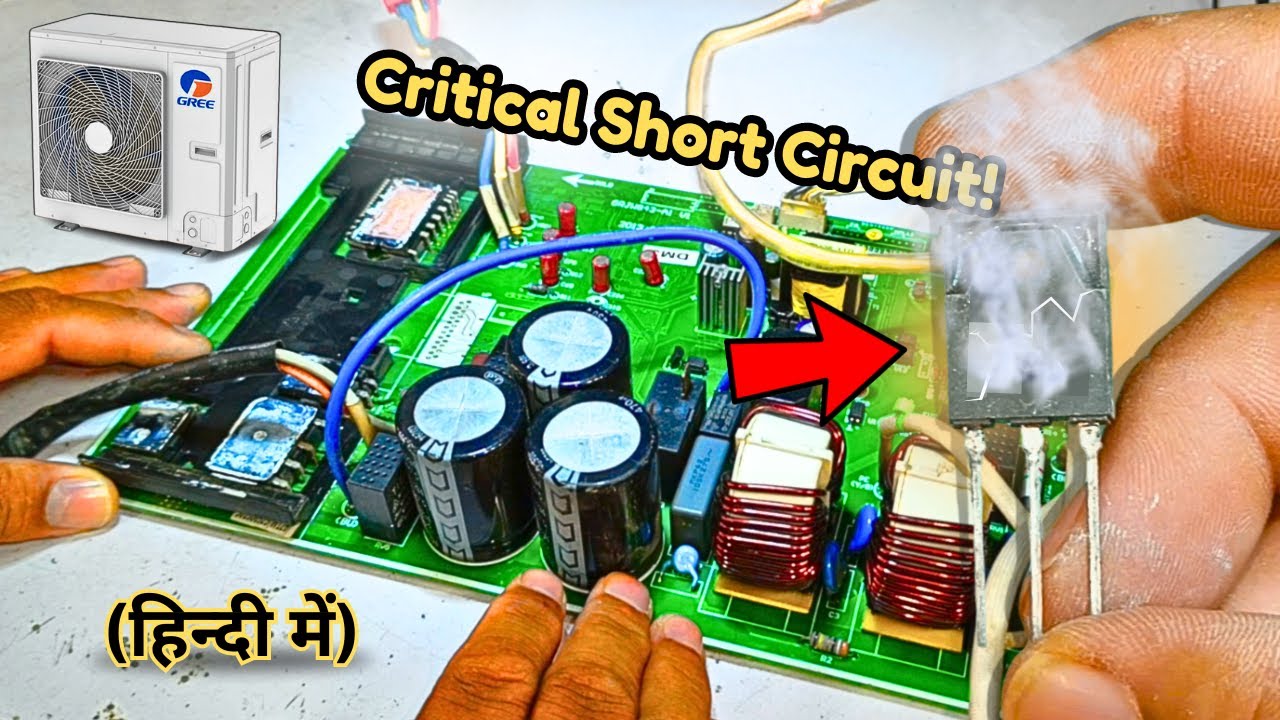 Gree Inverter AC PCB Power Repaired, Major Short Circuit Found!