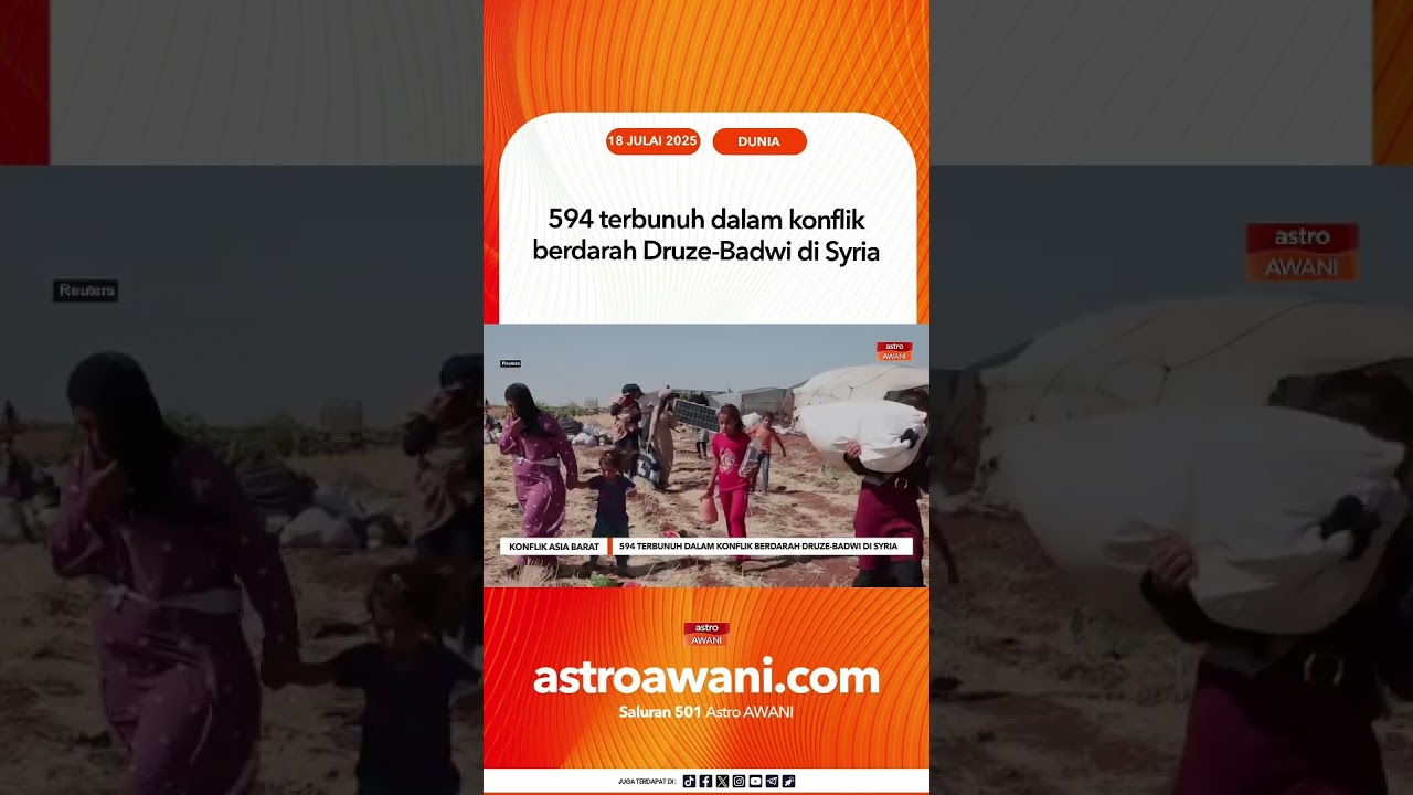 594 terbunuh dalam konflik berdarah Druze-Badwi di Syria