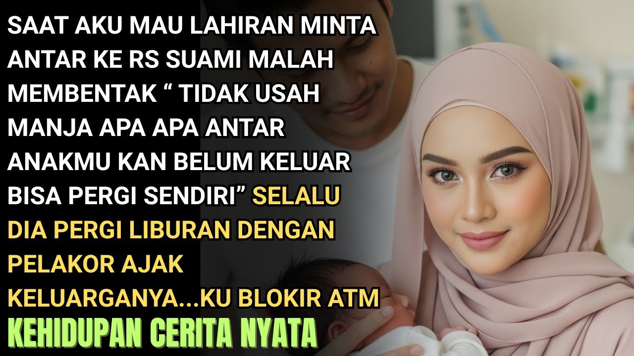 AKU LAHIRAN MINTA DIANTAR KE RS SUAMI BENTAKU