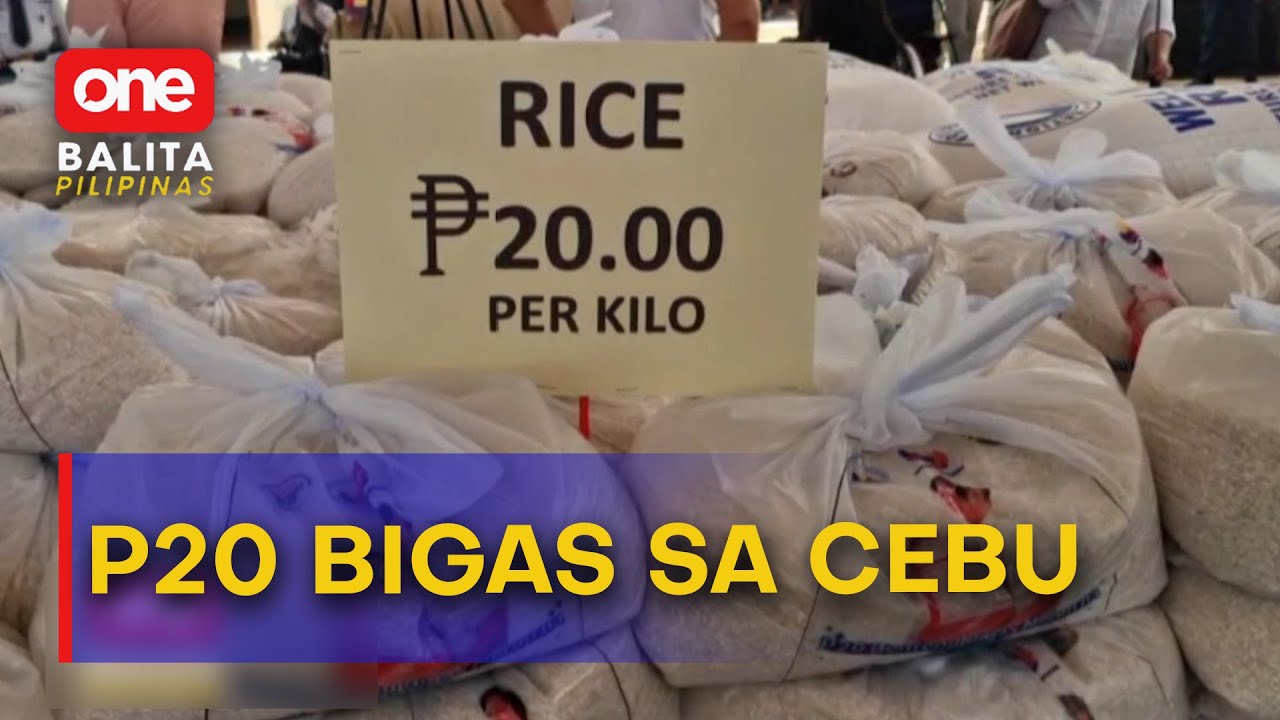 P20 kada kilong bigas, ibinebenta na sa Kadiwa sa Cebu | One Balita Pilipinas