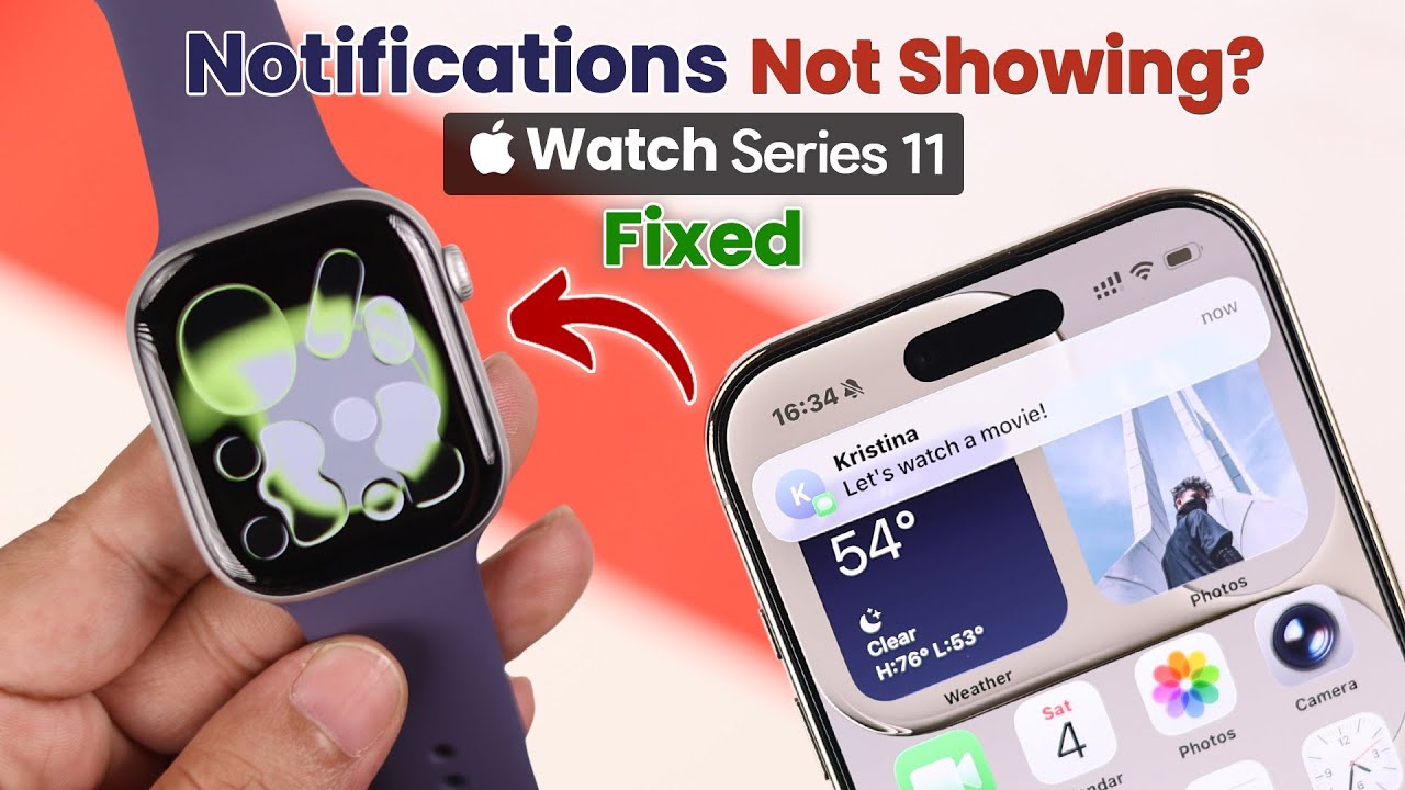 Apple Watch 11 — как исправить отсутствие уведомлений!
