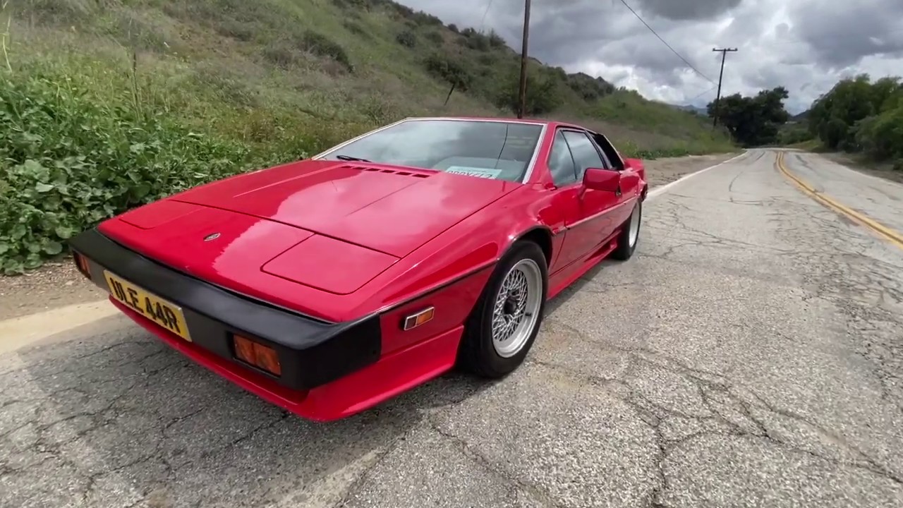 Lotus Turbo Espirit 1980s Supercar