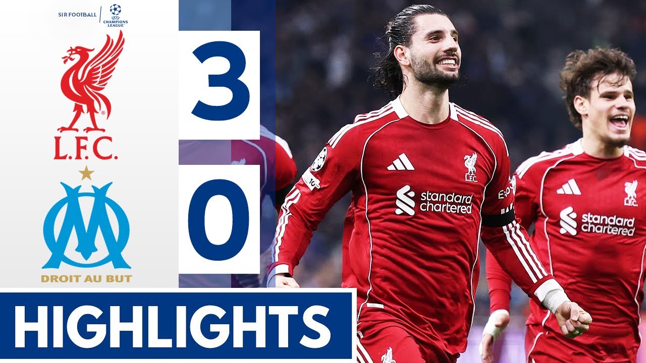 Marseille vs Liverpool 0-3 - Highlights & Goals - Szoboszlai & Cody Gakpo Goal
