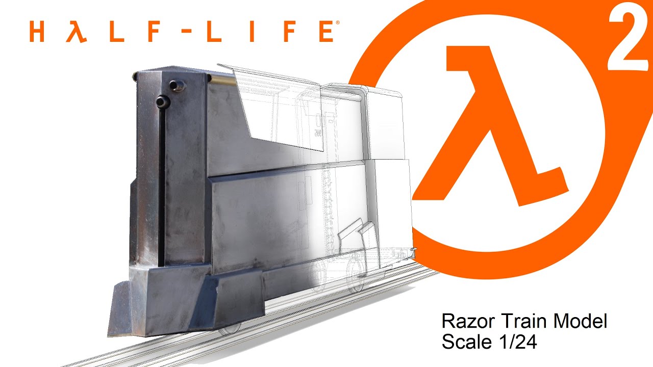 Half-Life 2 Razor Train Model Scale 1/24 - Pt. 1