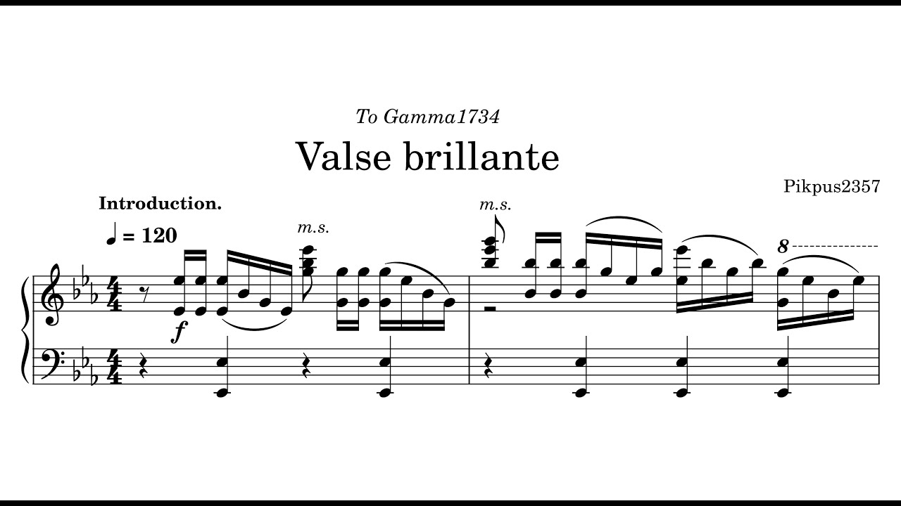 Pikpus2357: Valse brillante (dedicated to Gamma1734)