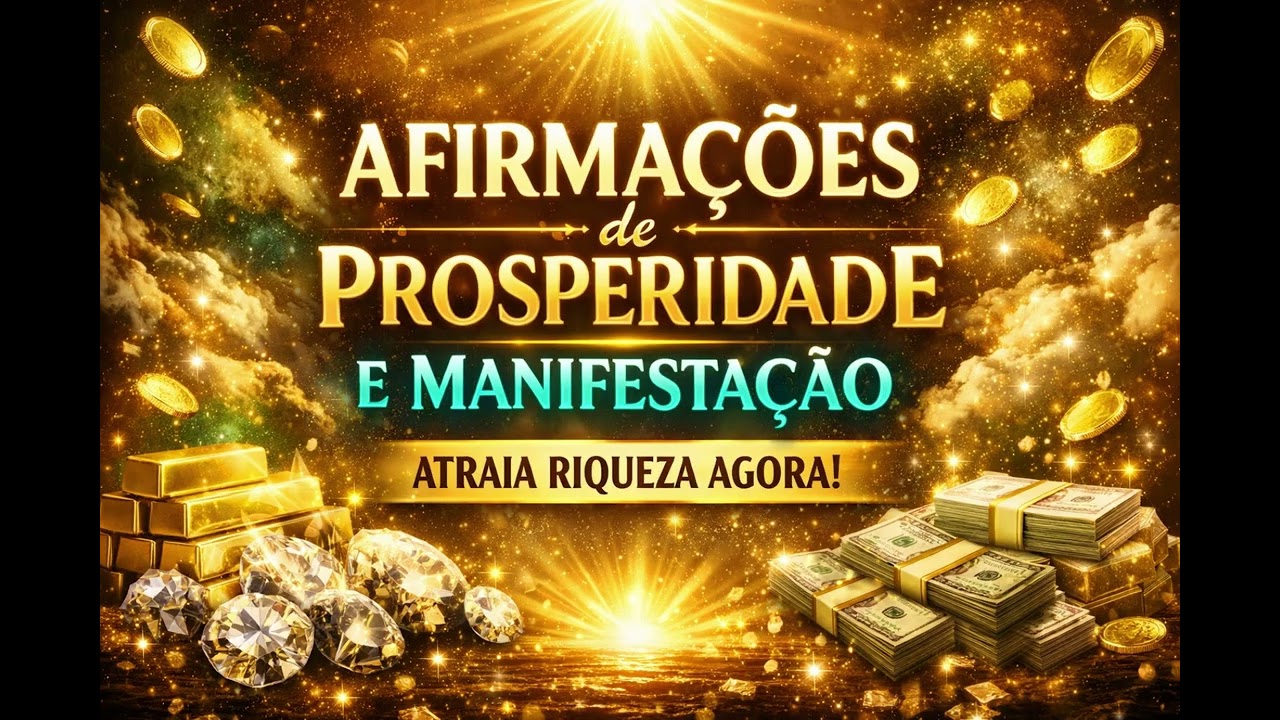 Afirmações de Prosperidade e Manifestação ✨ Reprograme Sua Mente e Atraia Riqueza Agora!