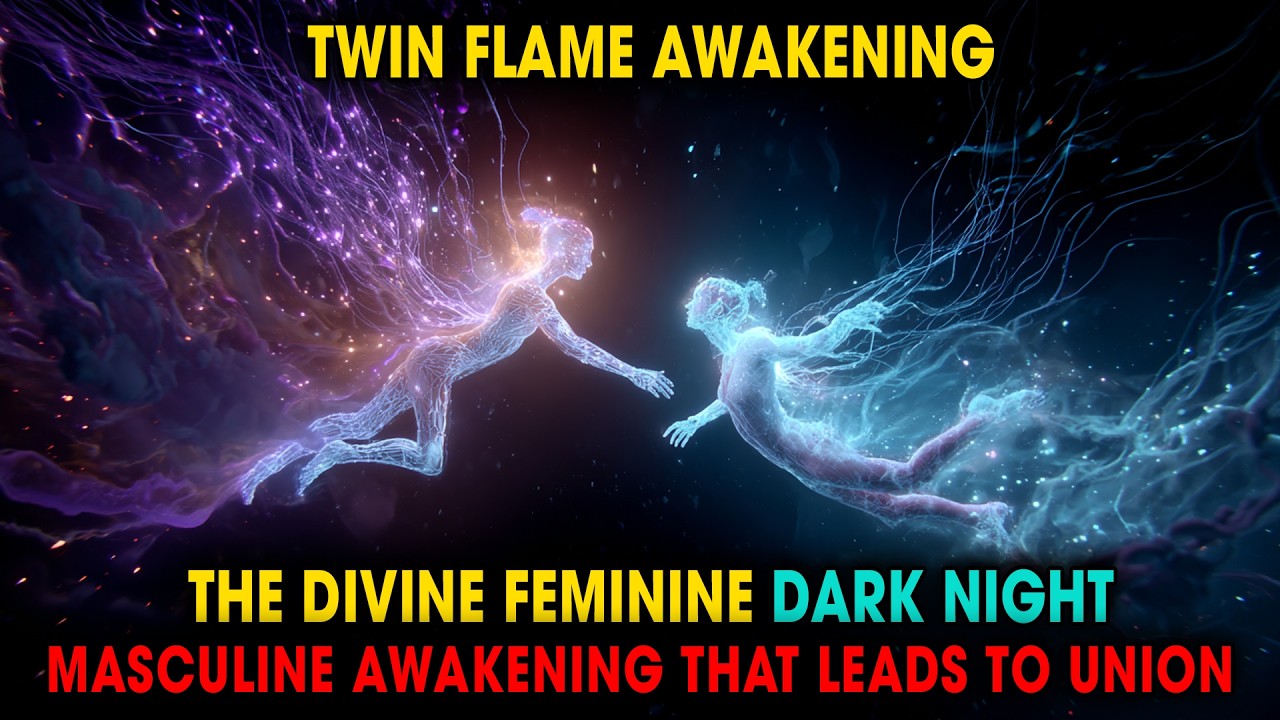 Twin Flames: Divine Feminine&rsquo;s Dark Night & the Masculine Awakening That Leads to Union