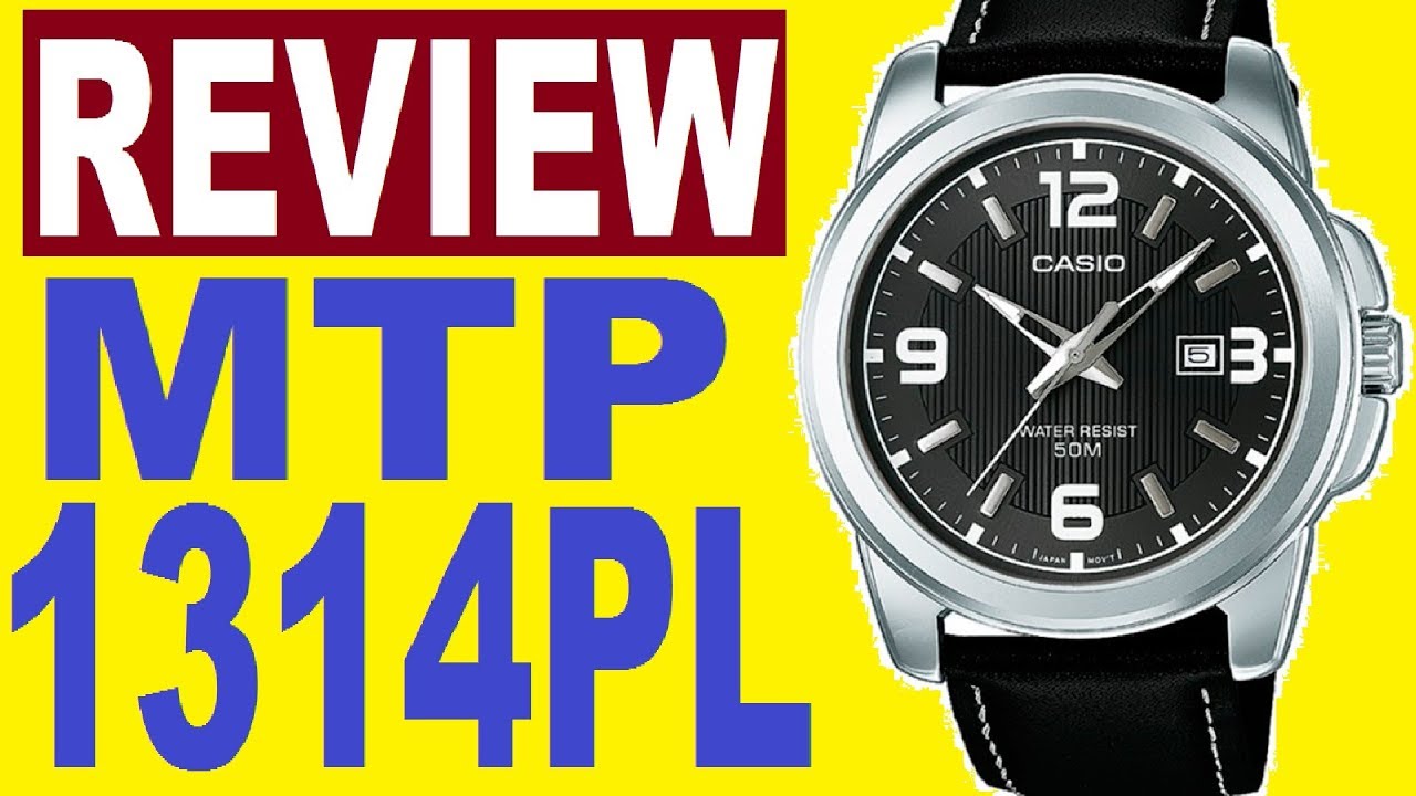 Casio Standard MTP-1314L-8AV Leather Strap