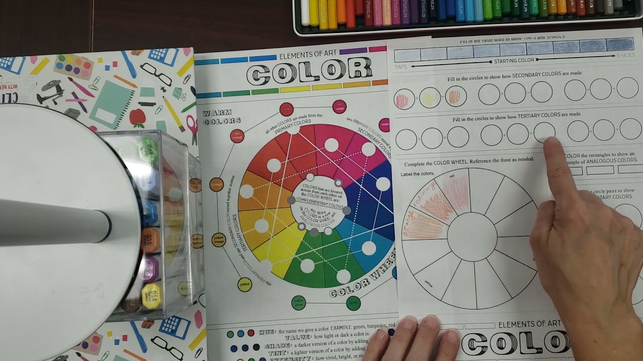 Color wheel worksheet