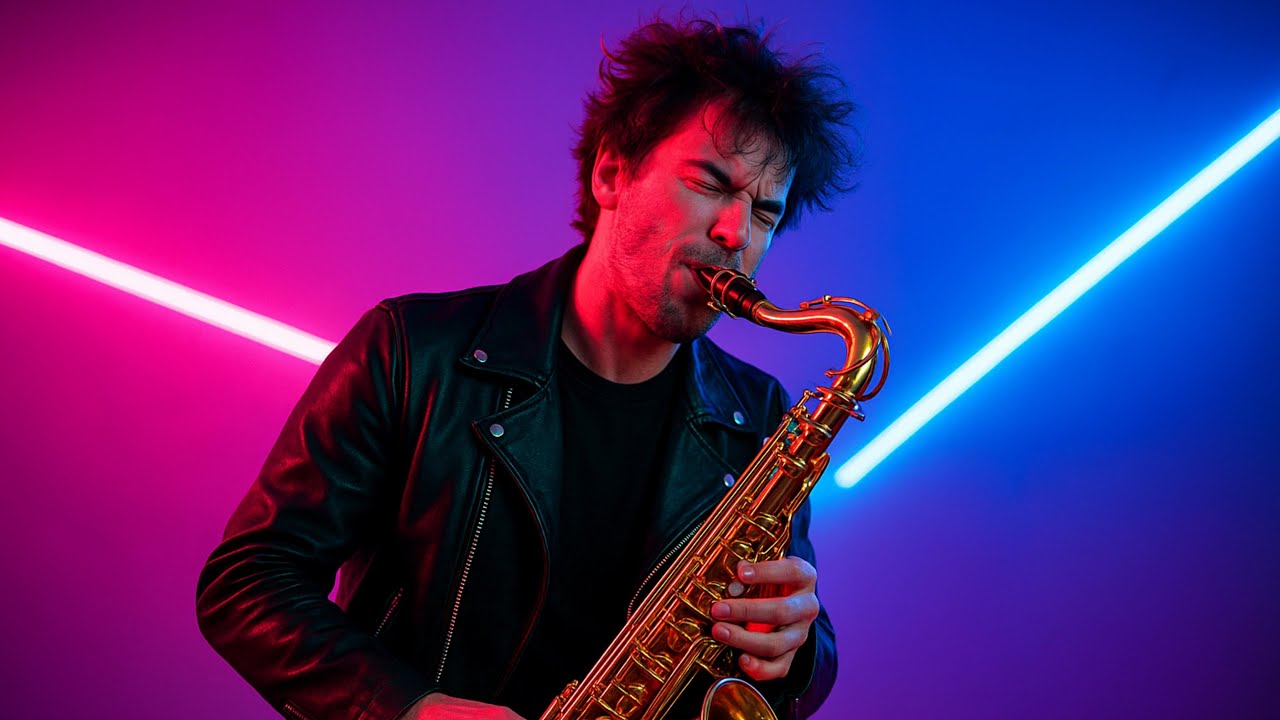 ✨Glowwave Grooves: Saxophone in the Electric Mist | Saxophone Vibes Official💡#electronic #saxophone