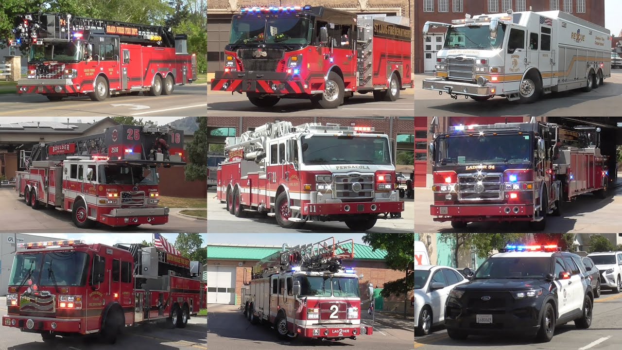 Fire Trucks Police & EMS Responding Compilation 2026 #15: June and July 2026 Recordings