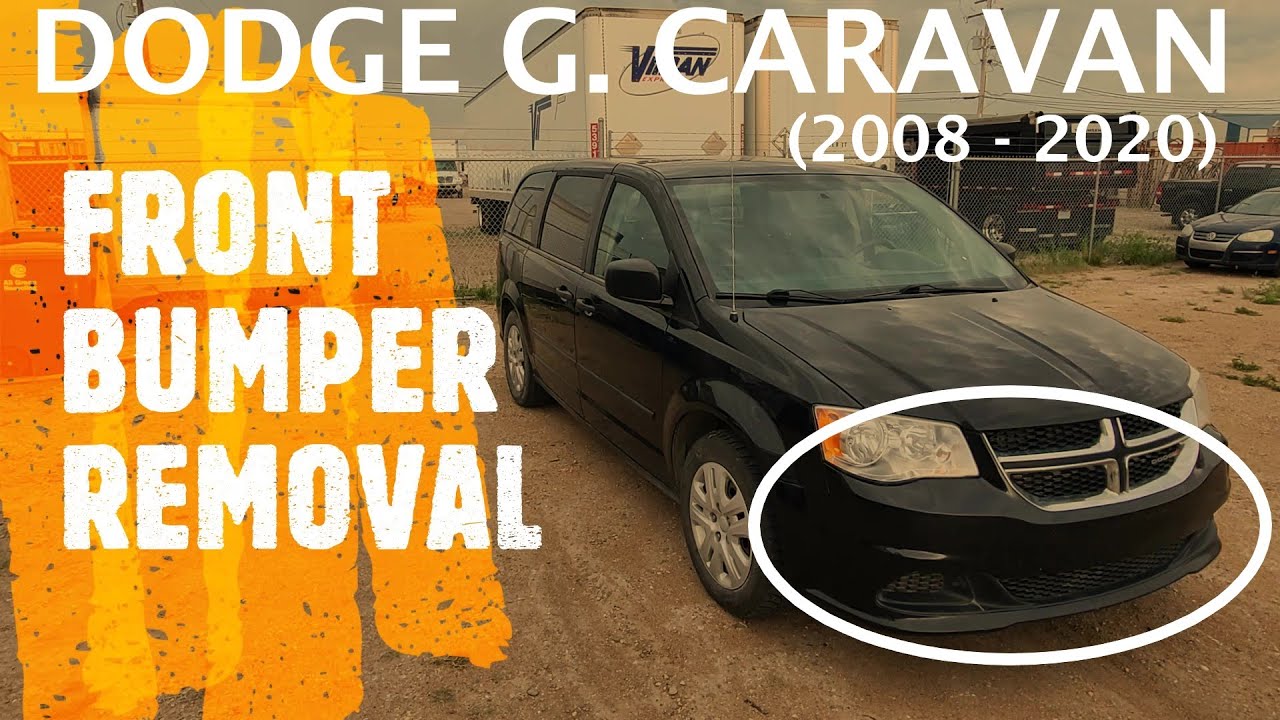 Dodge Grand Caravan - FRONT BUMPER COVER REMOVAL / REPLACEMENT (2008 - 2020)